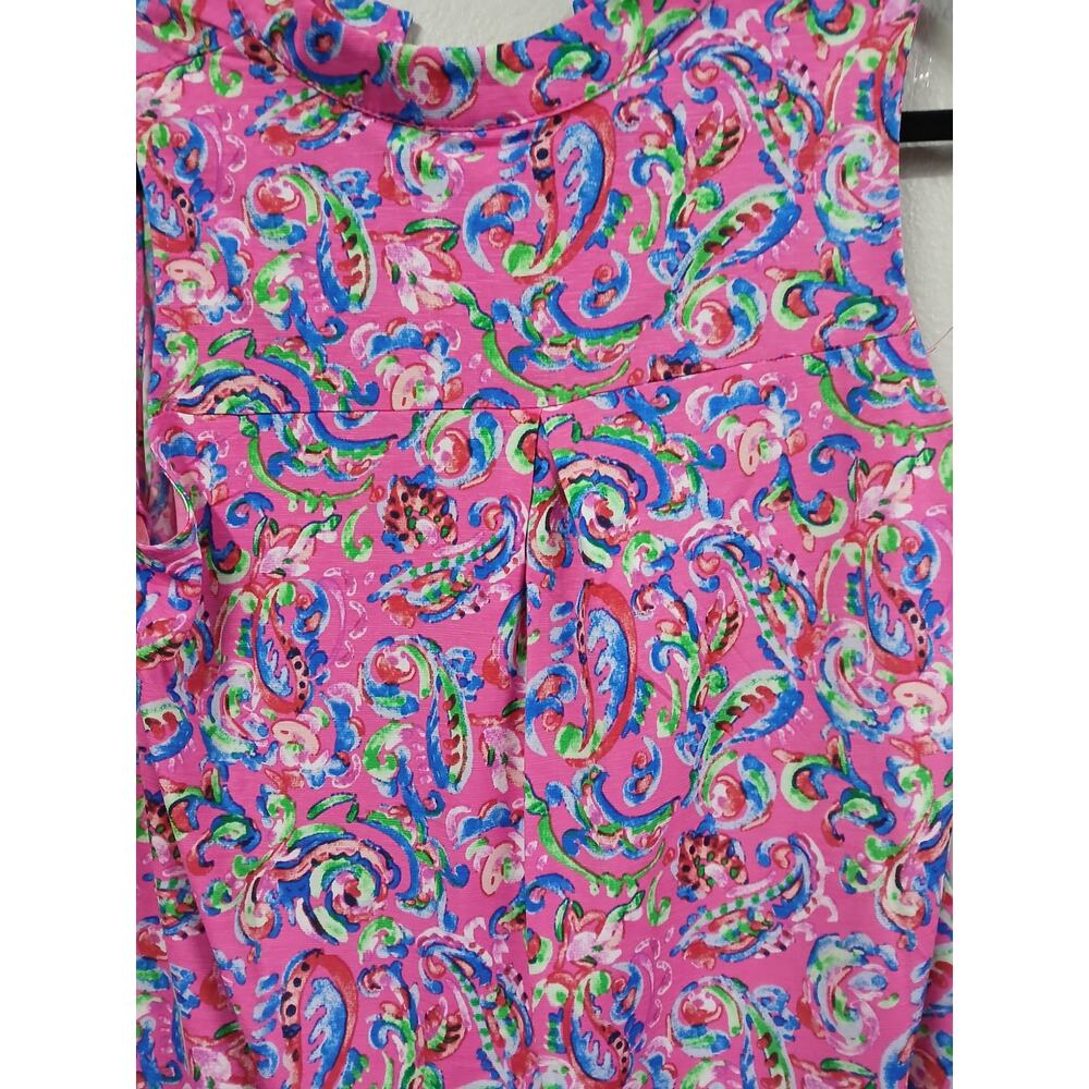 Dear Scarlett Lizzy Tank Top in Pink paisley pattern - Picture 7 of 7